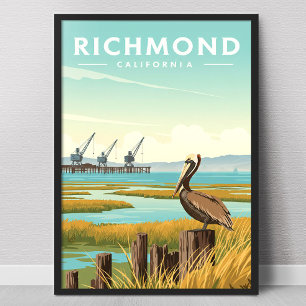 Vintage Richmond Virginia Poster