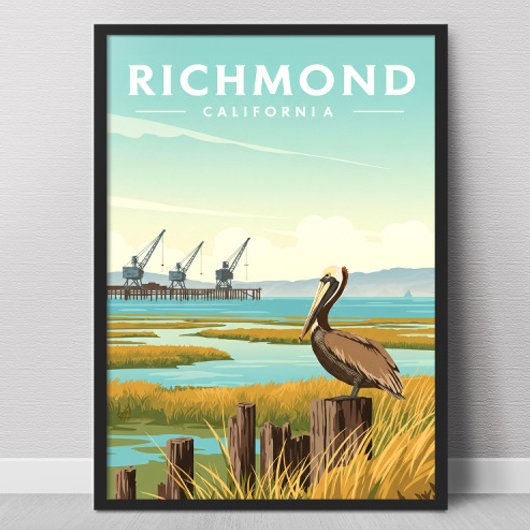 Vintage Richmond Virginia Poster