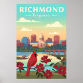 Vintage Richmond Virginia Poster (Vorne)