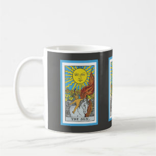Vintage Rider Waite The Sun Tarot-Kartendesign Kaffeetasse