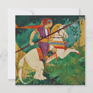 Vintage-Rie-Cramer-Illustration-Dankeskarte Dankeskarte