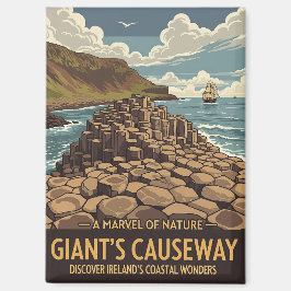 Vintage Riesen Causeway Nordirland Reisen Magnet