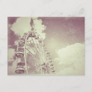 Vintage Riesenrad - Postkarte