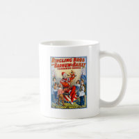 Vintage Ringling Brothers Clown-Zirkusposter Kinde