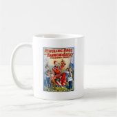 Vintage Ringling Bruder-Clown-Zirkus-Plakat-Kinder Kaffeetasse (Links)