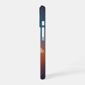 Vintage-Ringplanet iPhone 16 Hülle (Linke Seite)