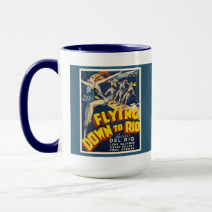 Vintage Rio de Janeiro Filmplakat Tasse