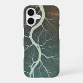 Vintage River Delta iPhone 16 Hülle (Rückseite)