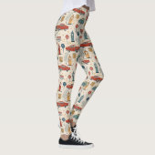 Vintage-Road-Trip-Muster (2) Leggings (Rechts)