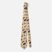 Vintage Road Trip Muster (3) Krawatte (Vorderseite)