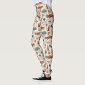 Vintage Road Trip Pattern (2) Leggings (Links)