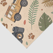 Vintage Road Trip Pattern (3) Seidenpapier (Detail)