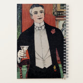 Vintage Roaring 20s Recipe Notizblock (Rückseite)