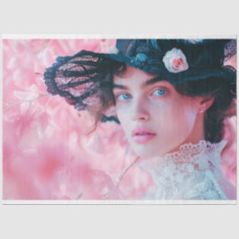 Vintage Roaring Twenties Flapper Decoupage Seidenpapier