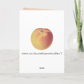 Vintage Robin-Gruß-Karte Karte (Rückseite)