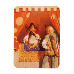 Vintage Robin Hood trifft Maid Marian von NC Wyeth Magnet