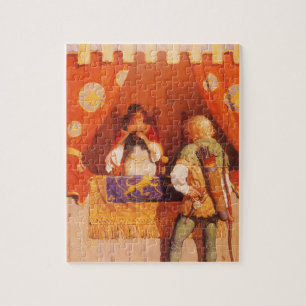 Vintage Robin Hood trifft Maid Marian von NC Wyeth Puzzle