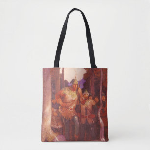 Vintage Robin Hood und seine fröhlichen Gesellen v Tasche