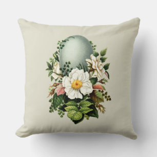 Vintage Robine Ei und Rose Kissen