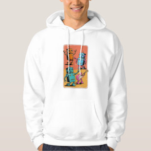 Vintage Roboter Hoodie