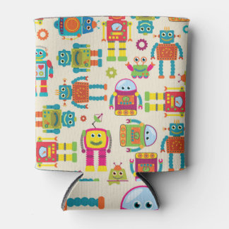 Vintage Roboter: Nahtlose Nostalgie. Dosenkühler