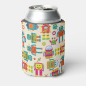 Vintage Roboter: Nahtlose Nostalgie. Dosenkühler (Kanne Rückseite)