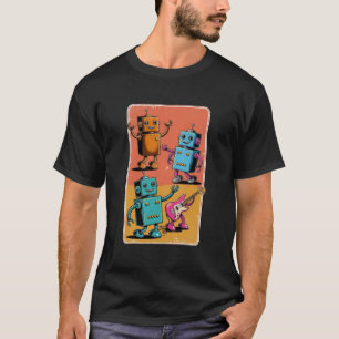 Vintage Roboter T-Shirt