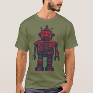 Vintage Roboter T-Shirt
