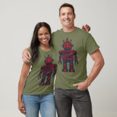 Vintage Roboter T-Shirt (Unisex)