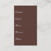 Vintage, robuste Bettrahmen für antike Händler im Visitenkarte (Rückseite)