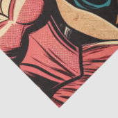 Vintage Rock and Roll-Comic der 50er Jahre Seidenpapier (Ausschnitt)