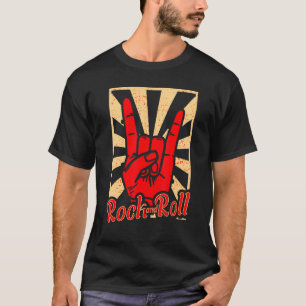 Vintage Rock And Roll Musik Retro Rock And Roll 3 T-Shirt