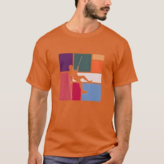 Vintage Rock Climbing Adventure family T-Shirt (Vorderseite)