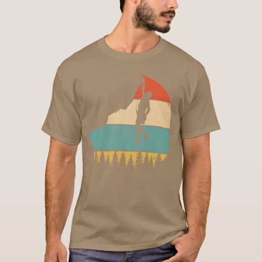 Vintage Rock Climbing friends T-Shirt (Vorderseite)