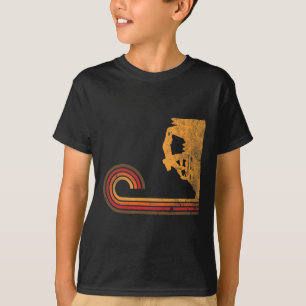Vintage Rock Climming Retro Boulderen Bergsteiger T-Shirt