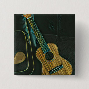 Vintage Rock-Gitarre Button