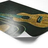 Vintage Rock-Gitarre Fotodruck (Ecke)