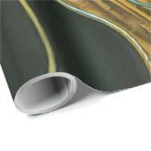 Vintage Rock-Gitarre Geschenkpapier (Rolleneckpunkt)