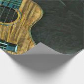 Vintage Rock-Gitarre Geschenkpapier (Ecke)