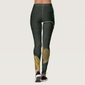 Vintage Rock-Gitarre Leggings (Rückseite)