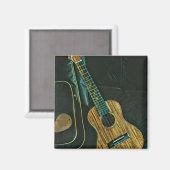 Vintage Rock-Gitarre Magnet (Vorderseite/Rückseite)