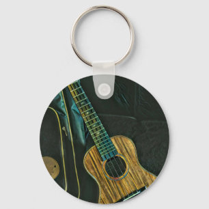Vintage Rock-Gitarre Schlüsselanhänger