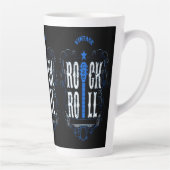Vintage Rock & Roll Blau Milchtasse (Rechts)