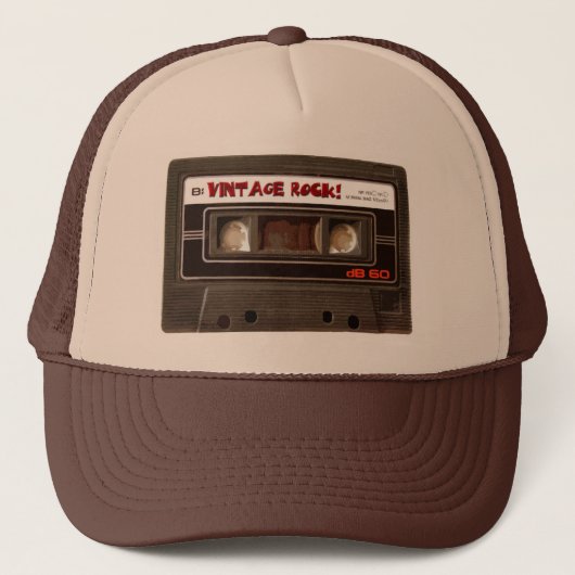 Vintage Rock Truckerkappe (Vorderseite)