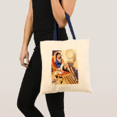 Vintage-Rockabilly-Bombshell-Tasche Tragetasche (Vorderseite (Produkt))