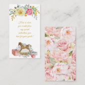 Vintage Rocking Horse Kinderdusche Begleitkarte (Vorne/Hinten)