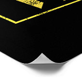 Vintage Rock'n'Roll - Concert Band Retro Poster (Ecke)