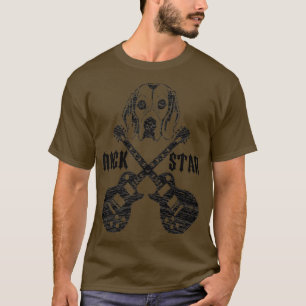 Vintage Rockstar Kinder Gitarre Hund Music1450 T-Shirt