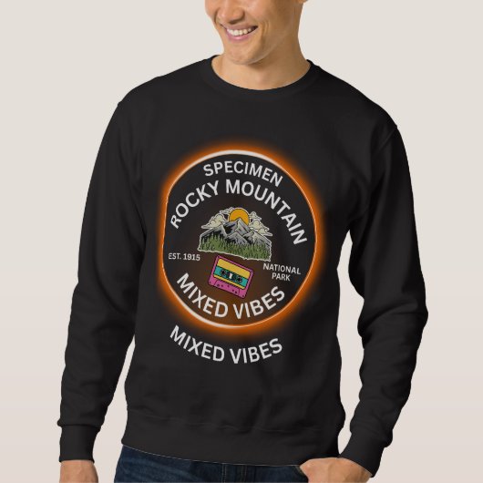 Vintage Rocky Mountain Mixed Vibes Sweatshirt (Vorderseite)