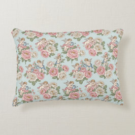 Vintage Rococo Revival Rose Garden Romantic Dekokissen